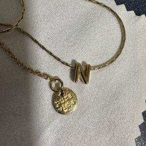 Gold Initial Necklaces